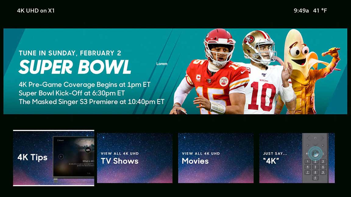 4K Super Bowl Tips