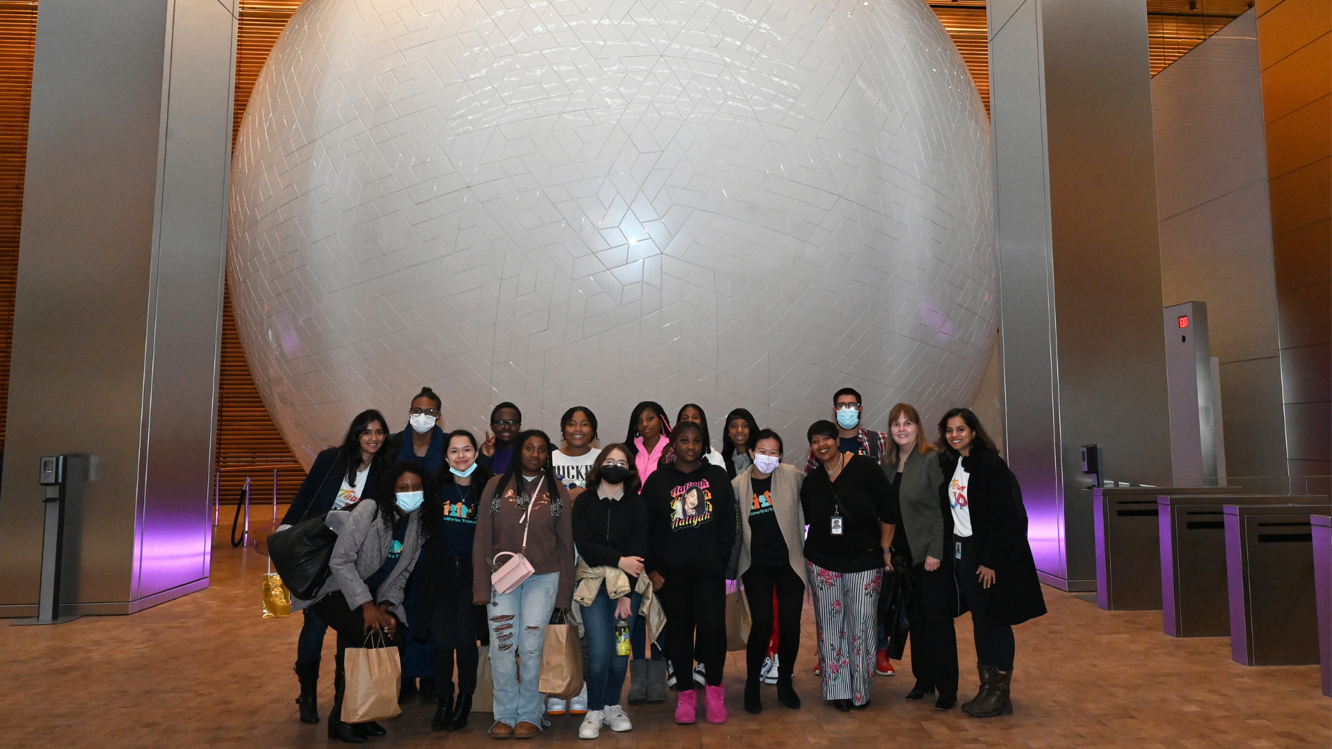 HomeWorks Trenton Scholars visit Comcast Technology Center