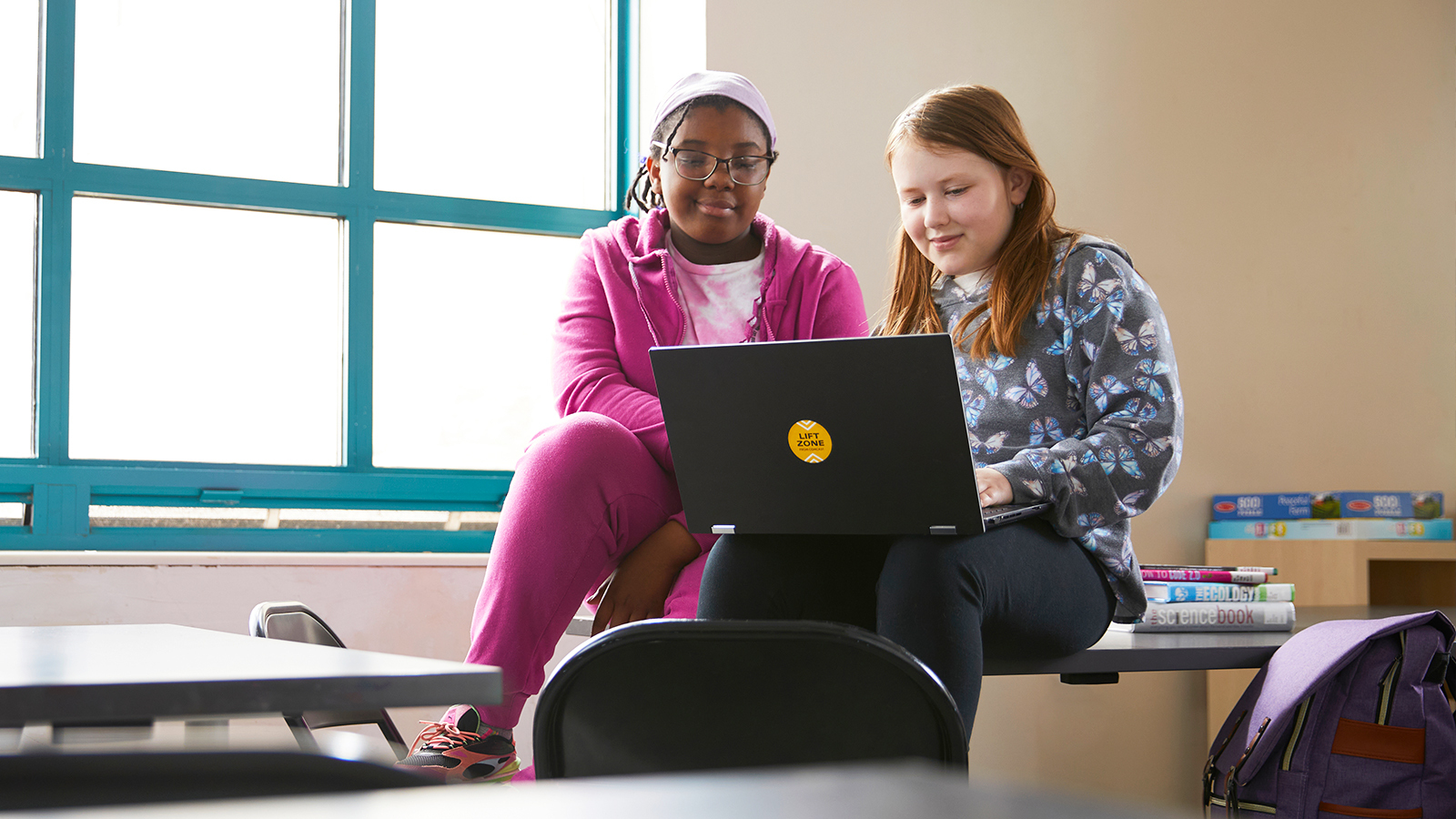 Students on Laptop